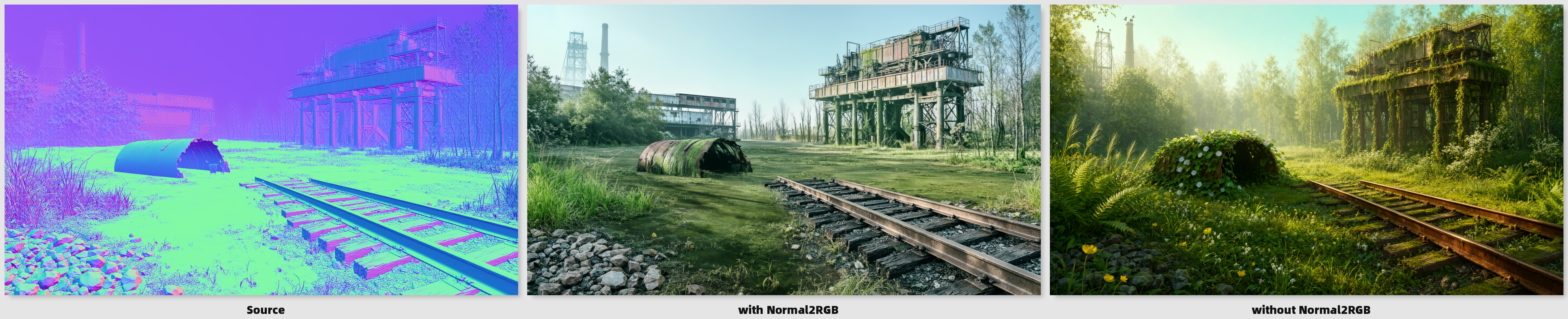 Industrial railway comparison
