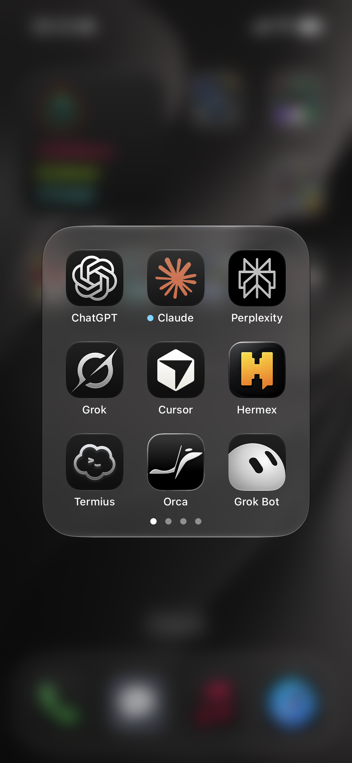 Source screenshot with nine app labels