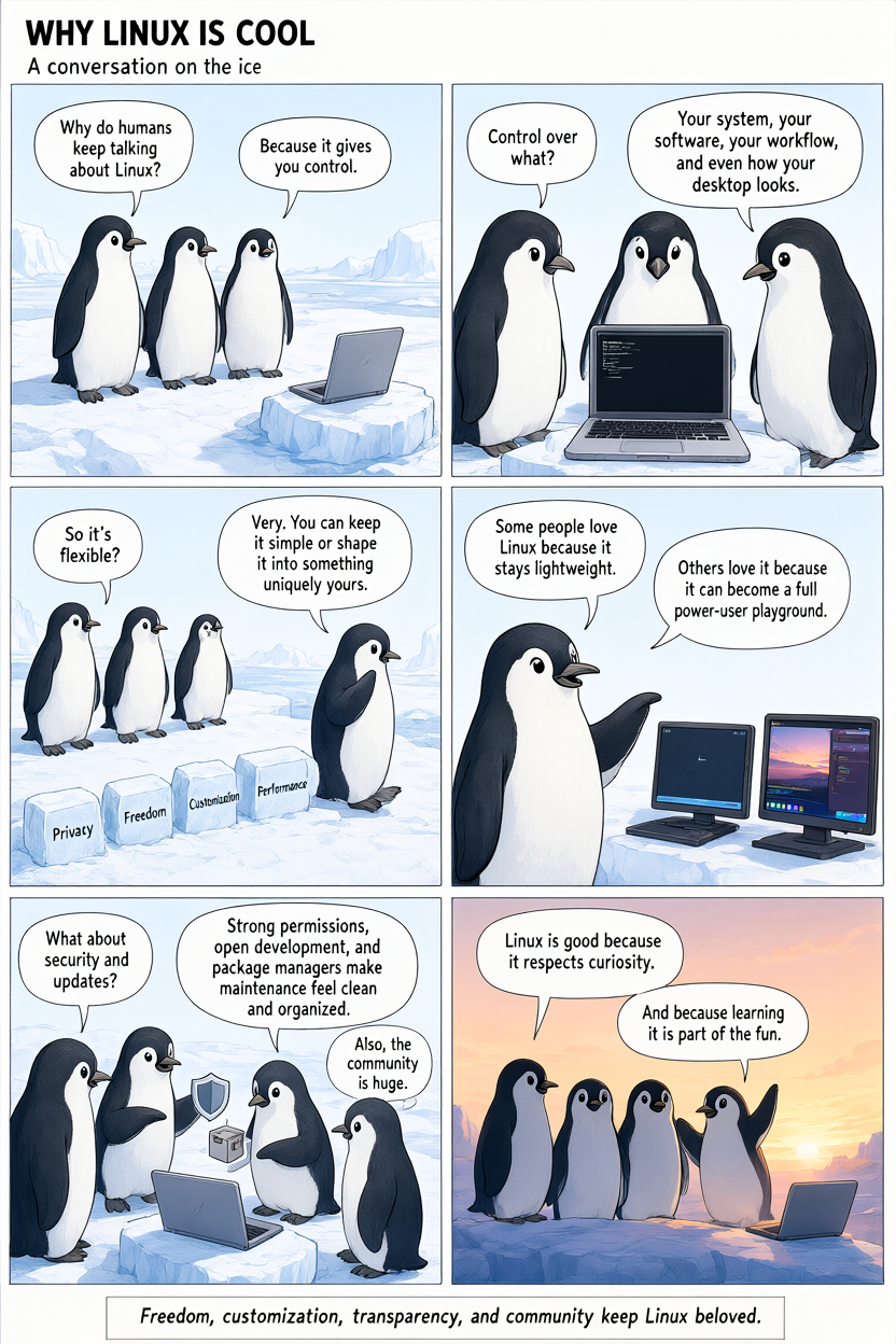 Linux comic example