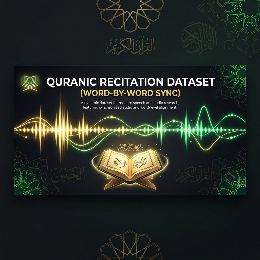 Quranic Recitation Dataset Banner