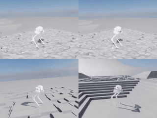 playback: 4 parallel envs