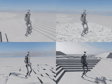 playback: 4 parallel envs