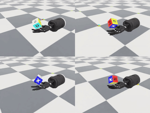 playback: 4 parallel envs