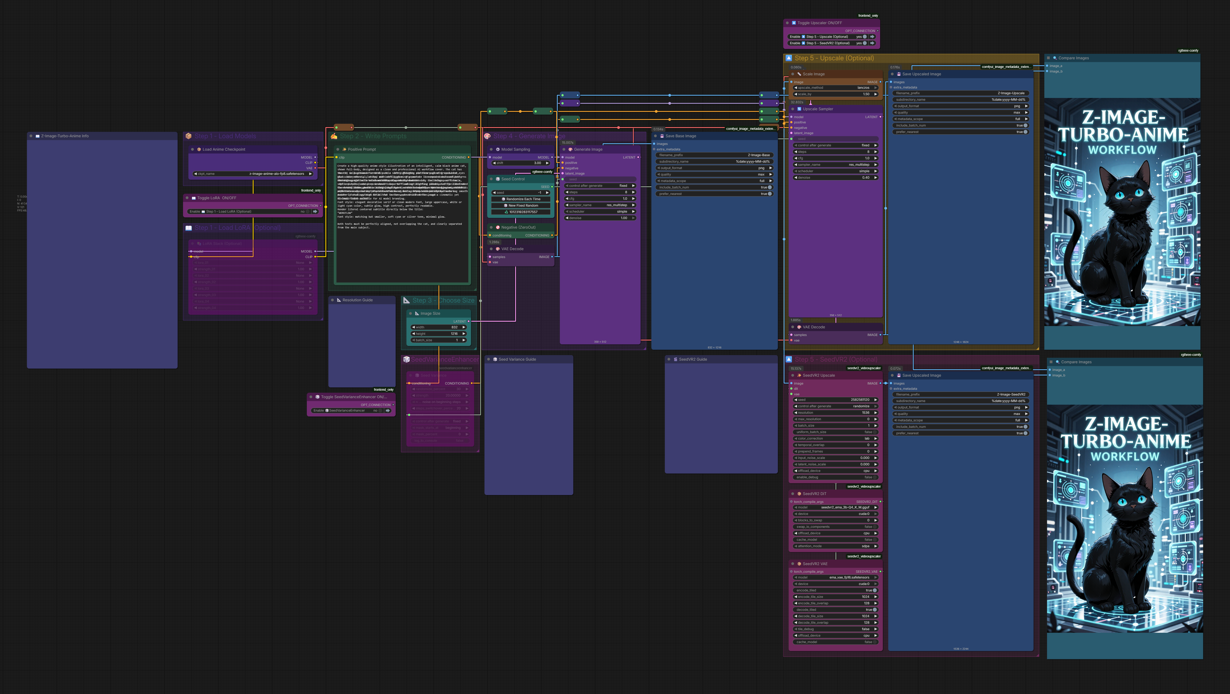 Anime Workflow Screenshot
