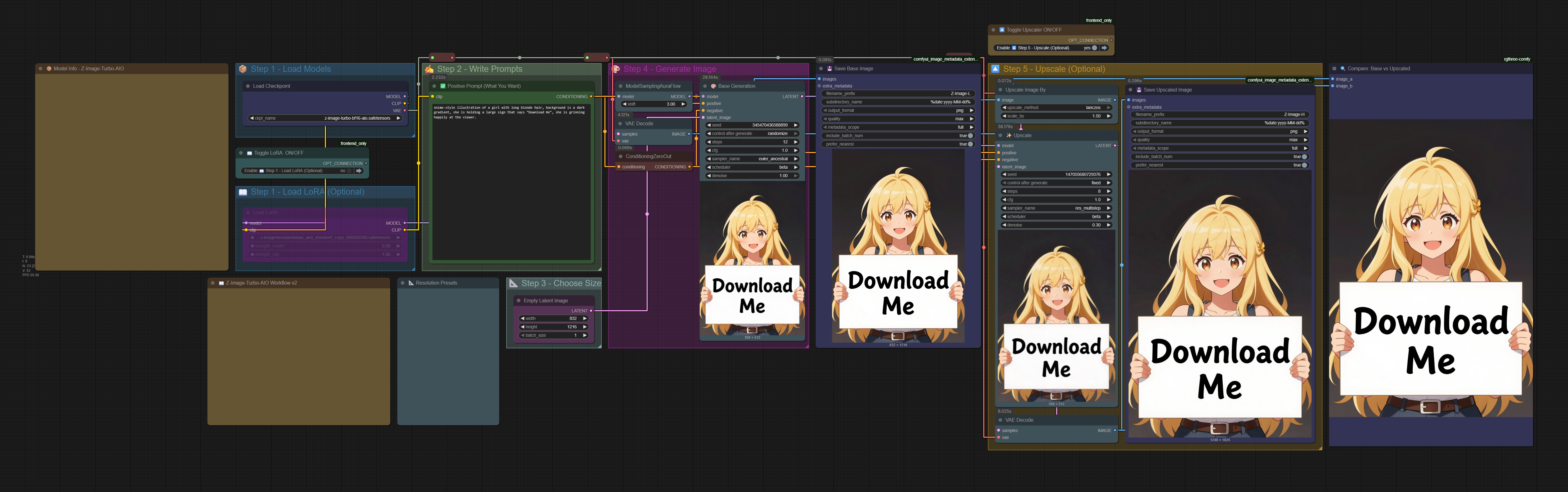 Standard Workflow Screenshot