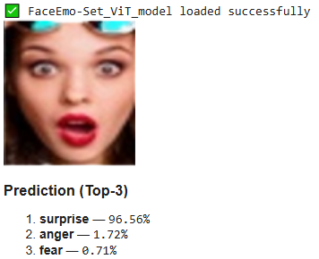 Prediction Output Example