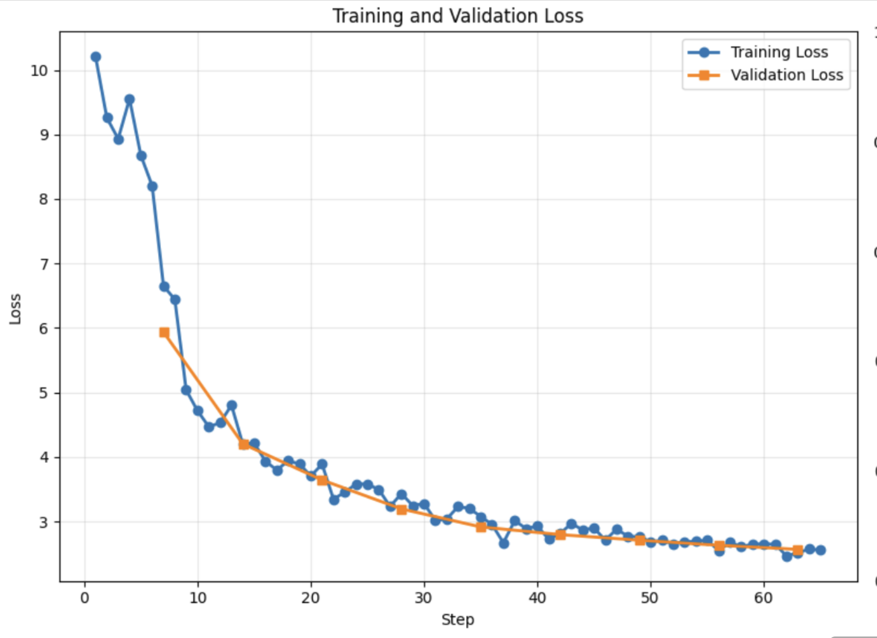 Training and Validation Loss