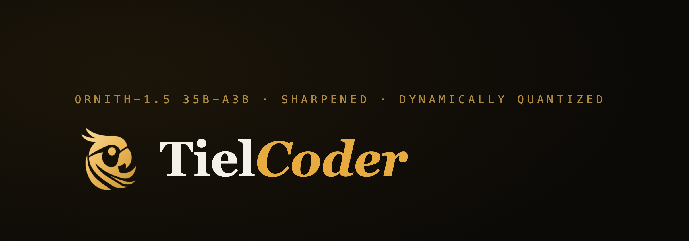 TielCoder — Ornith-1.5 35B-A3B, sharpened, dynamically quantized