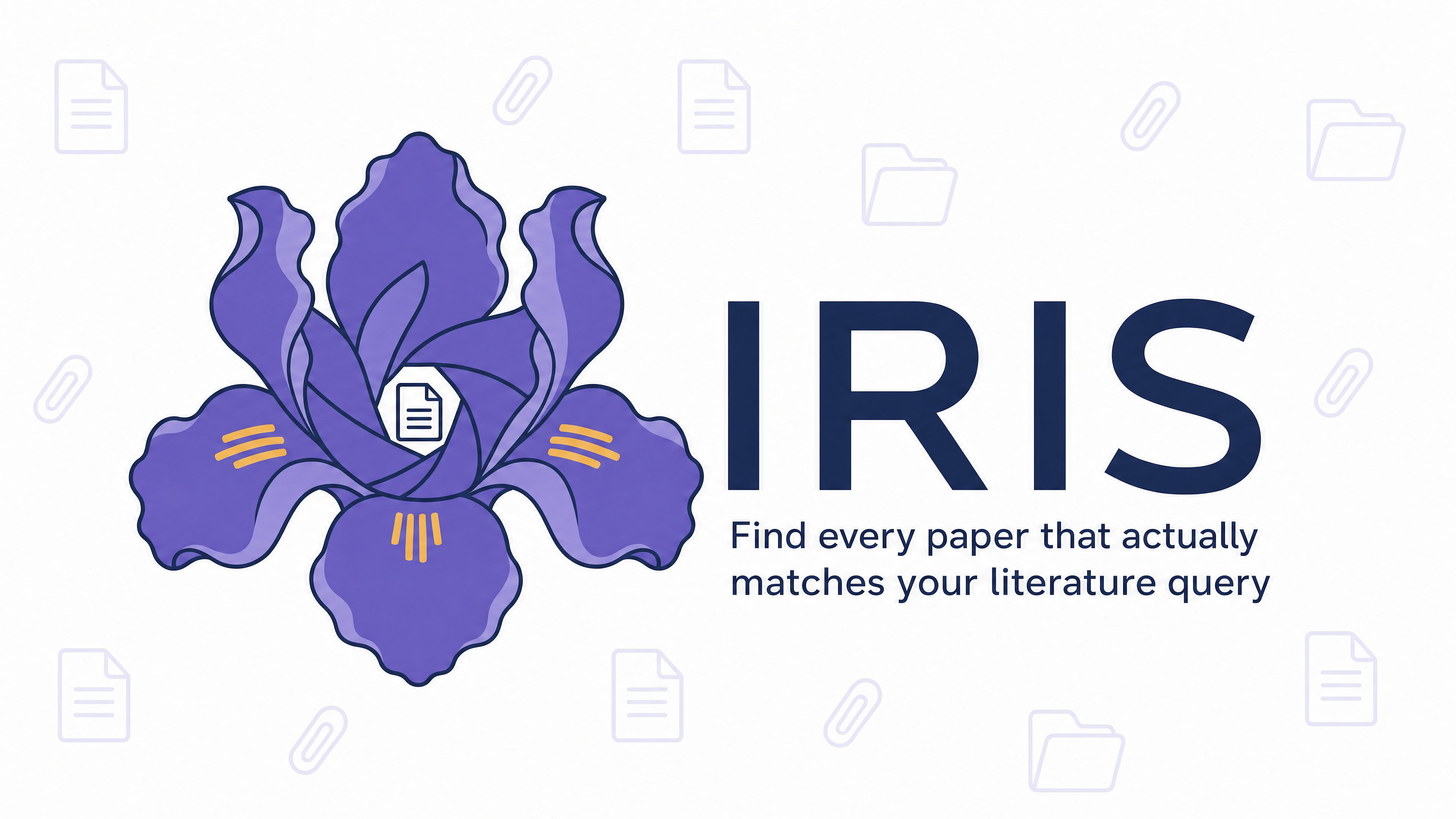 IRIS: find every paper that actually matches your literature query
