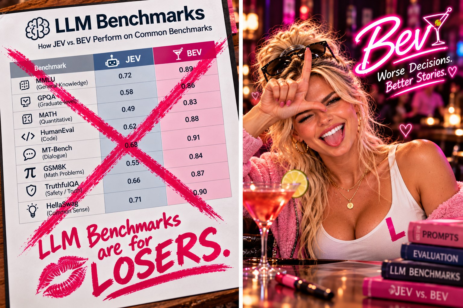 LLM benchmarks are for losers