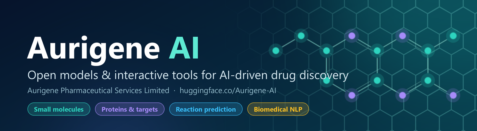 Aurigene AI — open models and interactive tools for AI-driven drug discovery