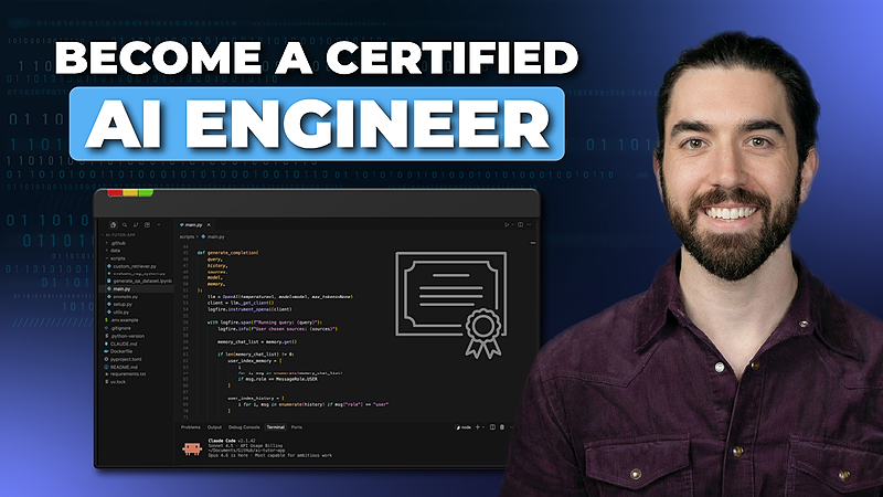 Become a Certified AI Engineer — Full Stack AI Engineer course by Towards AI