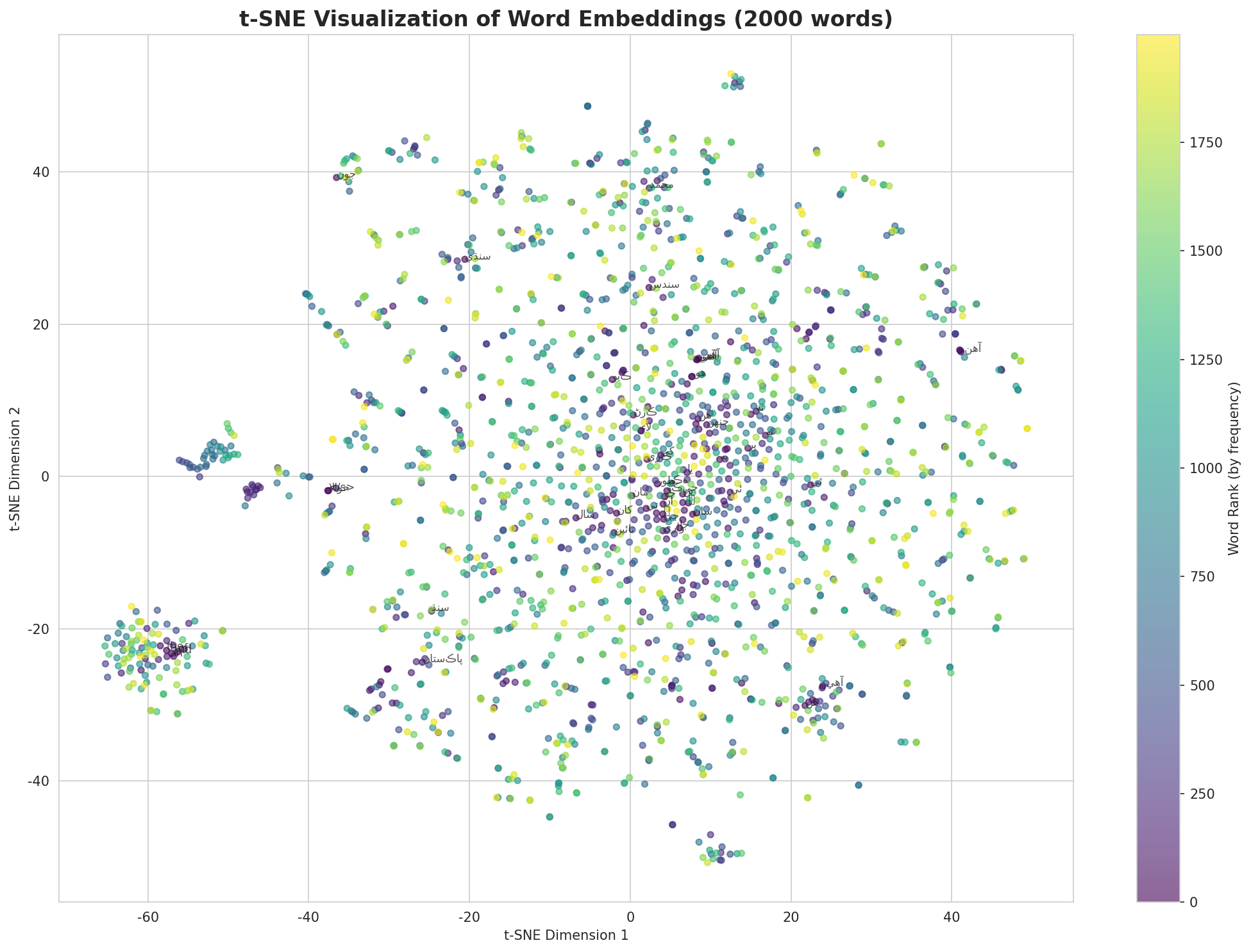 t-SNE Words